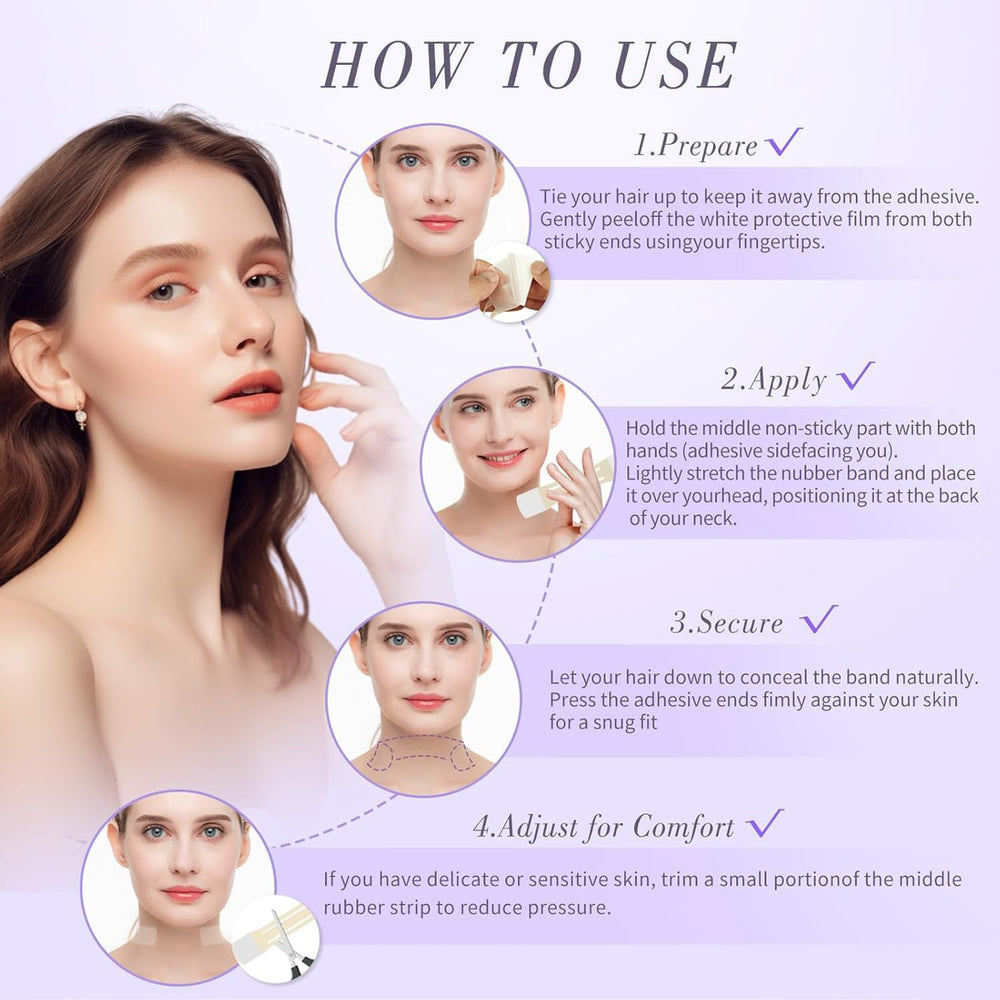 JBSZTH before and after neck comparison showing visible contour benefit