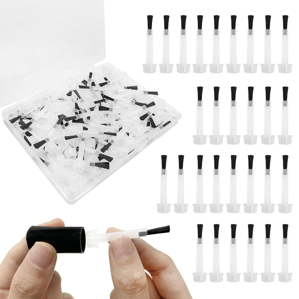 JDBZYDM front packaging showing 100 replacement brush heads and brand reliability