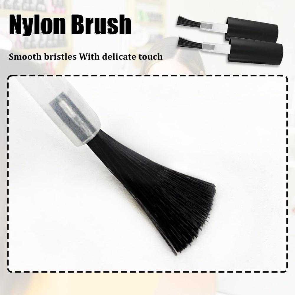 JDBZYDM brushes beside ruler showing compact 45x11mm size for precision
