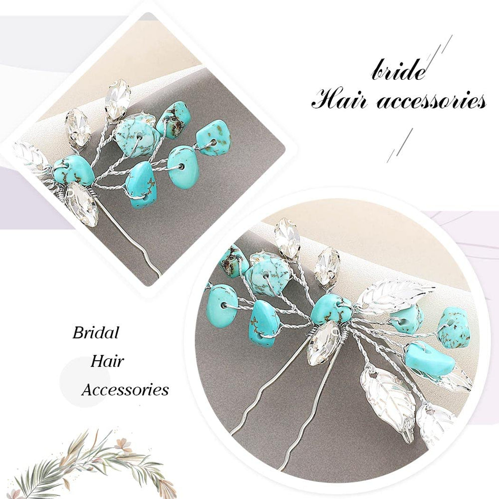 JEAIRTS bride wearing hair pins outdoors demonstrating natural accent and charm