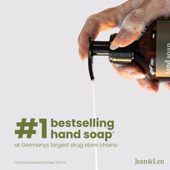Jean & Len pump in sink setting illustrating everyday countertop use