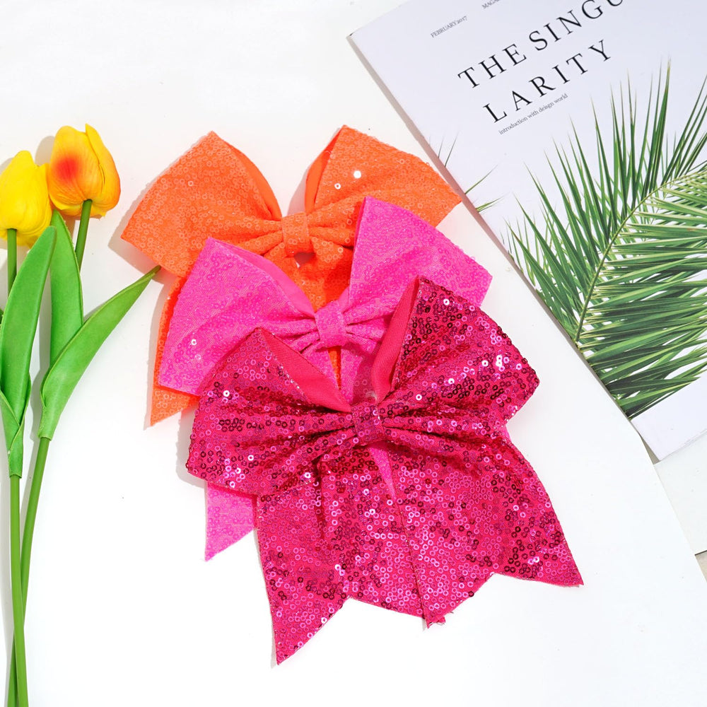 Jeffan bow worn in ponytail showing visible performance-ready style