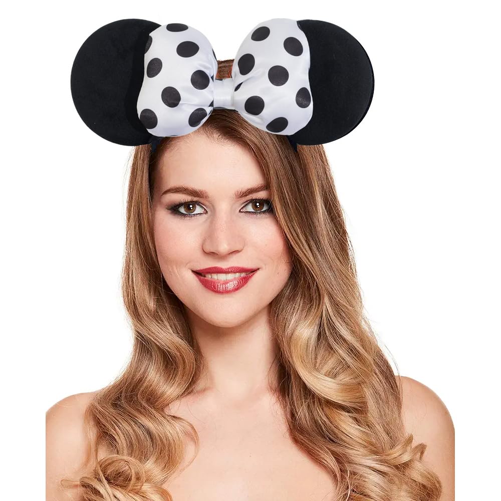 Jeffan headband worn by adult model demonstrating comfortable fit and party-ready style