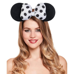 Jeffan headband worn by adult model demonstrating comfortable fit and party-ready style