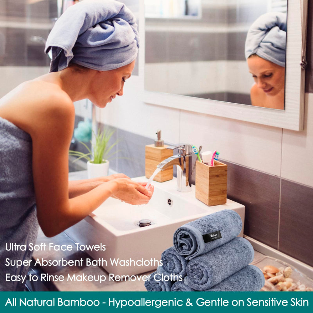 JEFFSUN used in baby bath showing gentle, absorbent cloth for infants