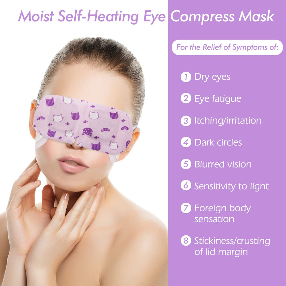 Jekeno mask on user lying down showing moist warmth and relaxation benefits