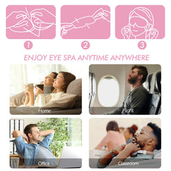 Jekeno travel kit lifestyle with mask in carry‑on promoting restful travel