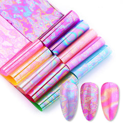 JERCLITY close-up iridescent foil texture revealing multi-angle color shift