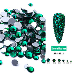JERCLITY rhinestones decorating shoes to add color and durable embellishment