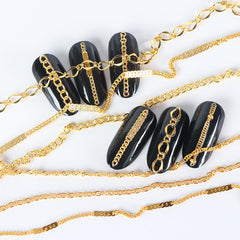 JERCLITY chains next to fingers showing scale and thin profile benefit