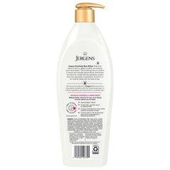 Jergens bottle on bathroom shelf showing everyday routine convenience benefit