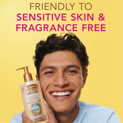 Jergens hydra gel absorbed into skin illustrating quick 60-second absorption