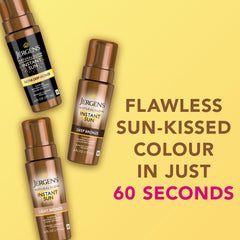 Jergens tinted mousse on palm demonstrating precise application visibility