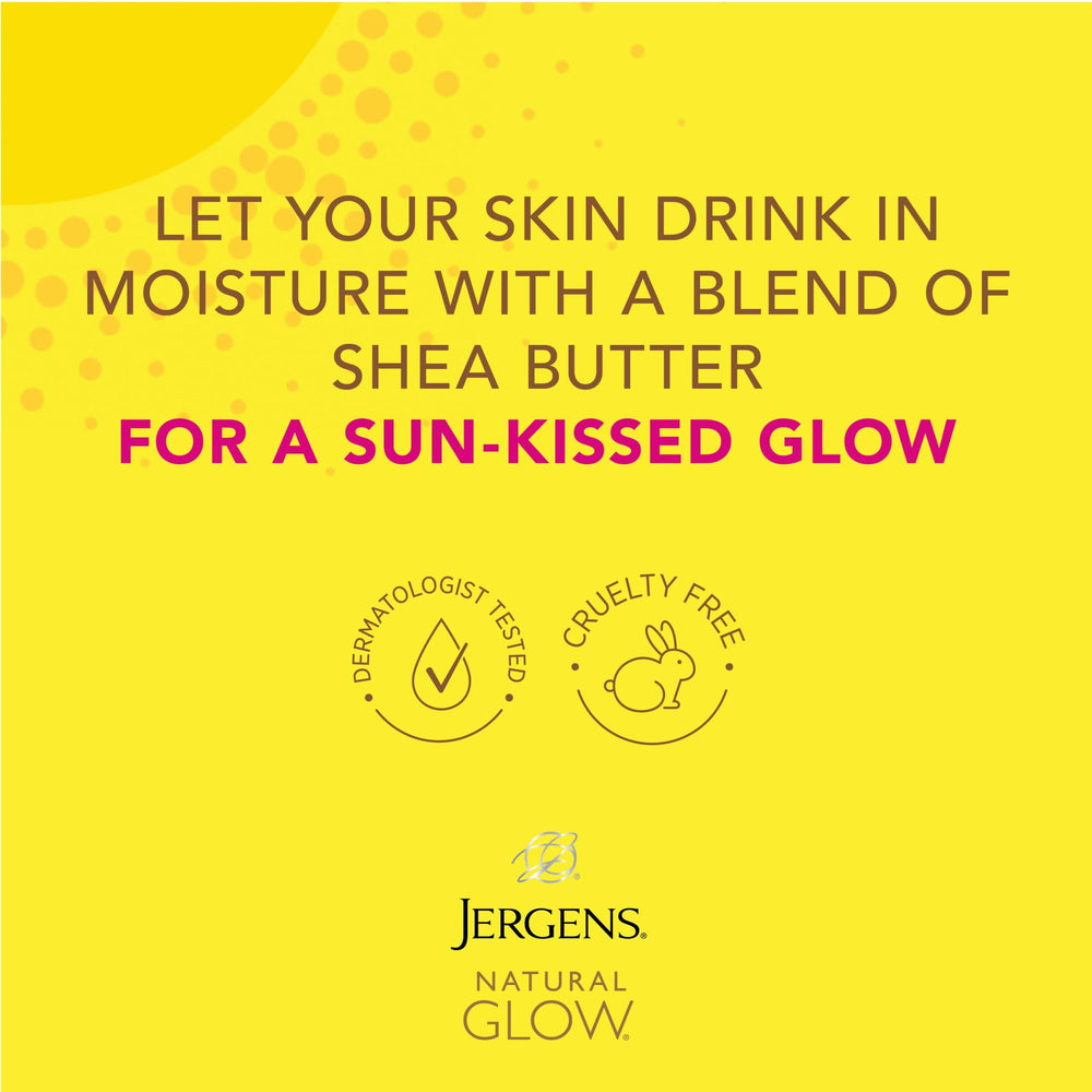 Jergens applied on wet skin demonstrating quick in-shower use