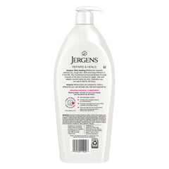 Jergens bottle on bathroom counter in lifestyle scene to show daily routine fit