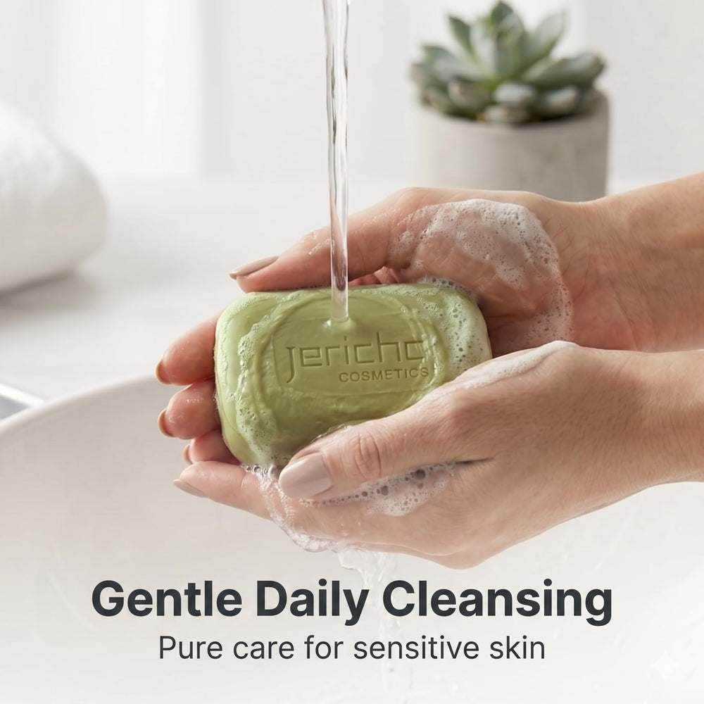 Jericho bar in hand for size comparison and easy everyday use benefit