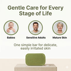 Jericho lather on skin demonstrating soft foam and hydrated skin benefit