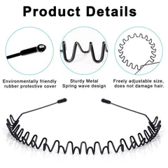 JERLITU close-up of wavy metal ridges demonstrating enhanced hair grip and stability