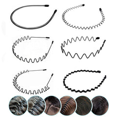 JERLITU front view of six-pack headbands showing compact packaging and variety benefits