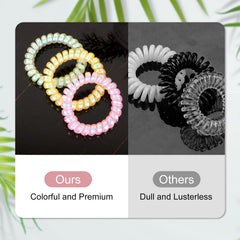 JessLab hair tie in ponytail demonstrating secure hold during activity
