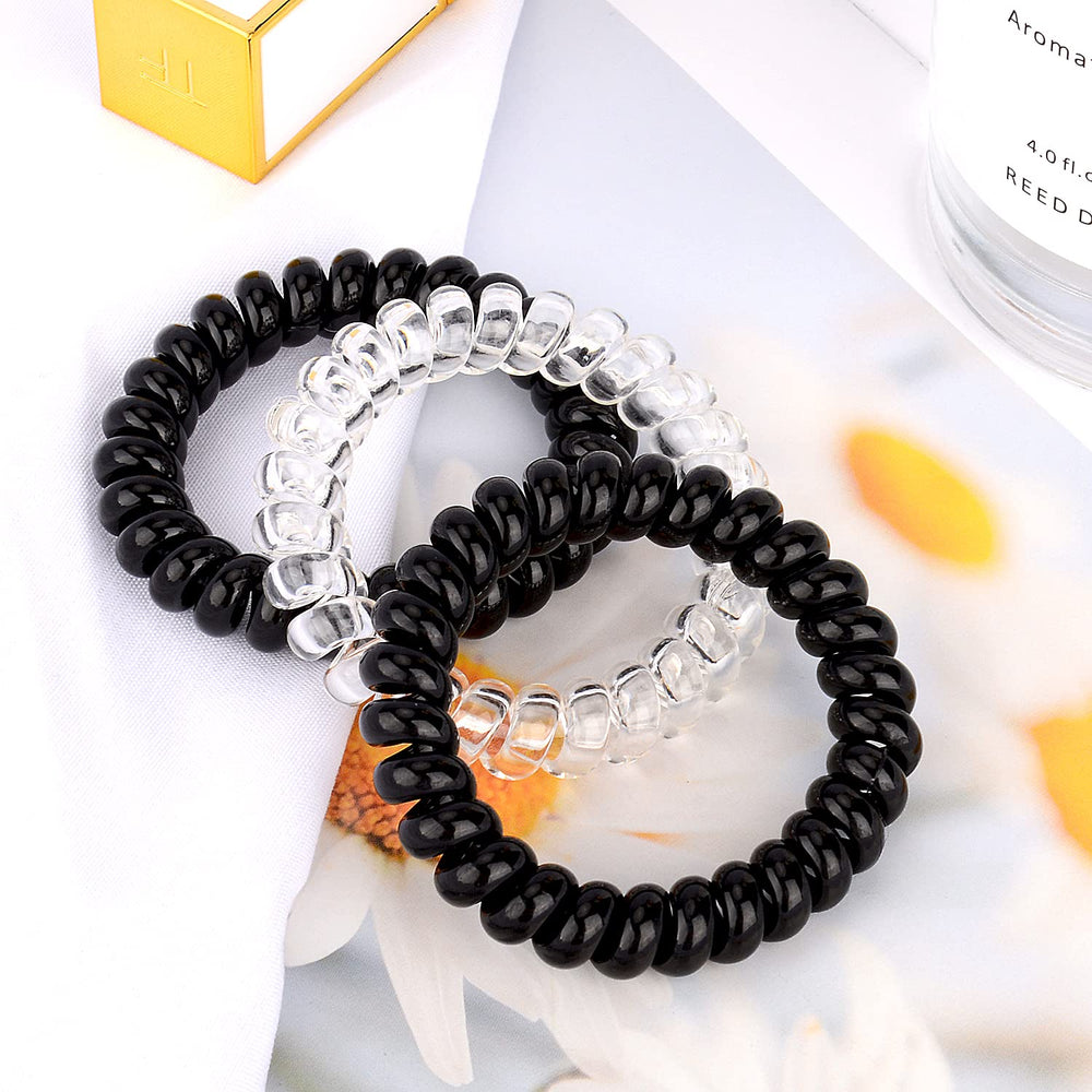 JessLab hair tie in a high ponytail demonstrating secure, no-crease hold