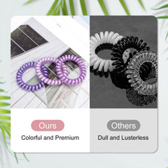 JessLab hair tie worn as a bracelet demonstrating portability and style