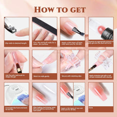 JEWHITENY application demo on hand demonstrating smooth poly gel shaping