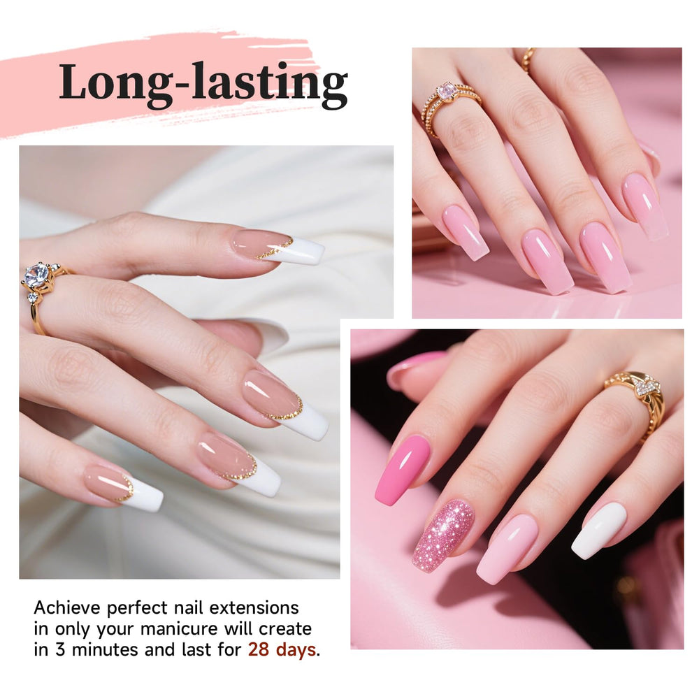 JEWHITENY before and after French manicure showing professional transformation benefit