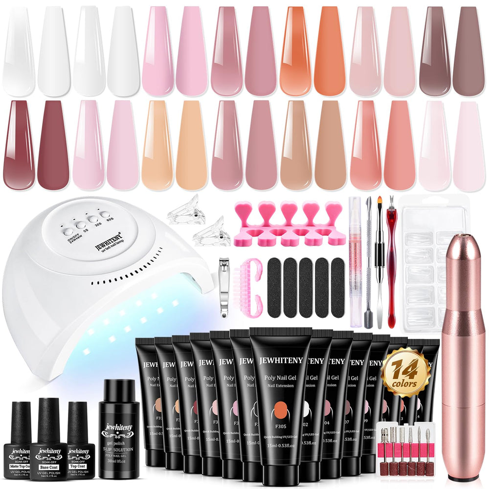JEWHITENY front packaging showing all kit components for easy setup