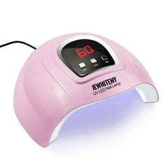 JEWHITENY front view of 54W lamp showing compact design and fast curing