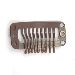 JFFX clip on dark hair showing discreet color match and low visibility