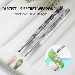 JFIYUOMCI creating butterfly wings on a nail tip for quick motifs
