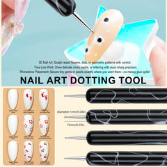 JFIYUOMCI dual-ended dotting tools detail for precise dots and marbling