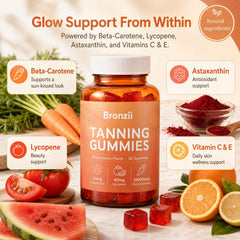 Jfsyb Bronzii gummy close-up highlighting chewable texture and taste