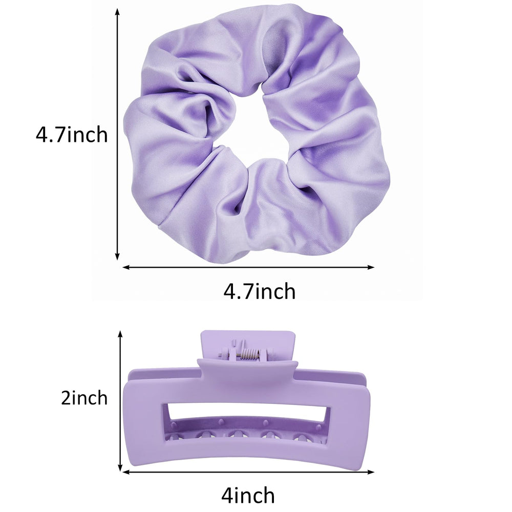 JGQUR matte claw clip close-up highlighting textured finish for secure grip