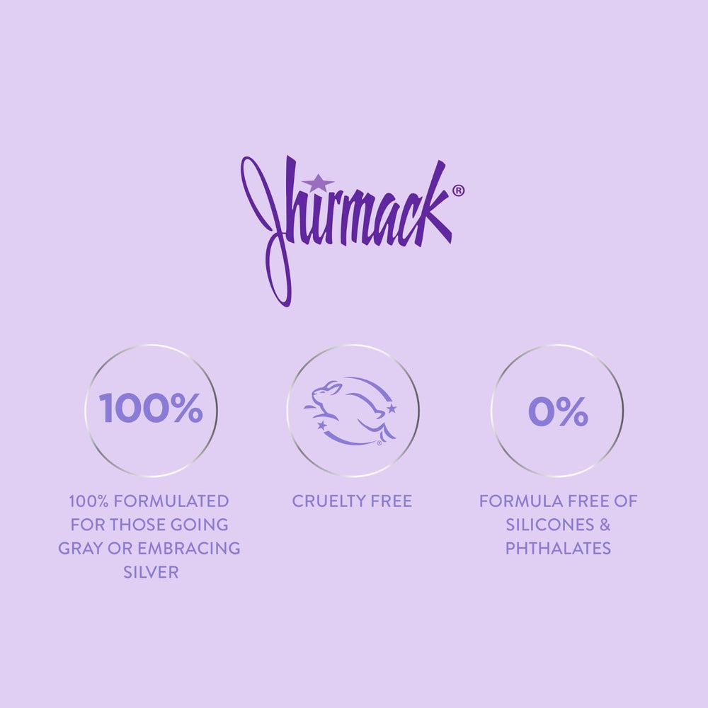 jhirmack lifestyle image on blonde and gray hair demonstrating visible softness