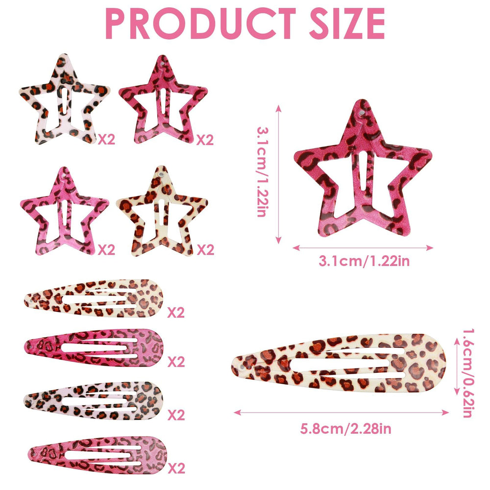 JHJEWH close-up of pink leopard print highlighting durable finish