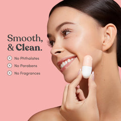 JILL applied after dermaplaning demonstrating immediate calming effect