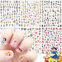 JinPren front packaging showing six colorful mermaid nail sticker sheets for easy styling