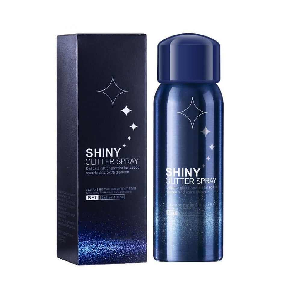 JISKG bottle front view showing glitter spray and easy identification