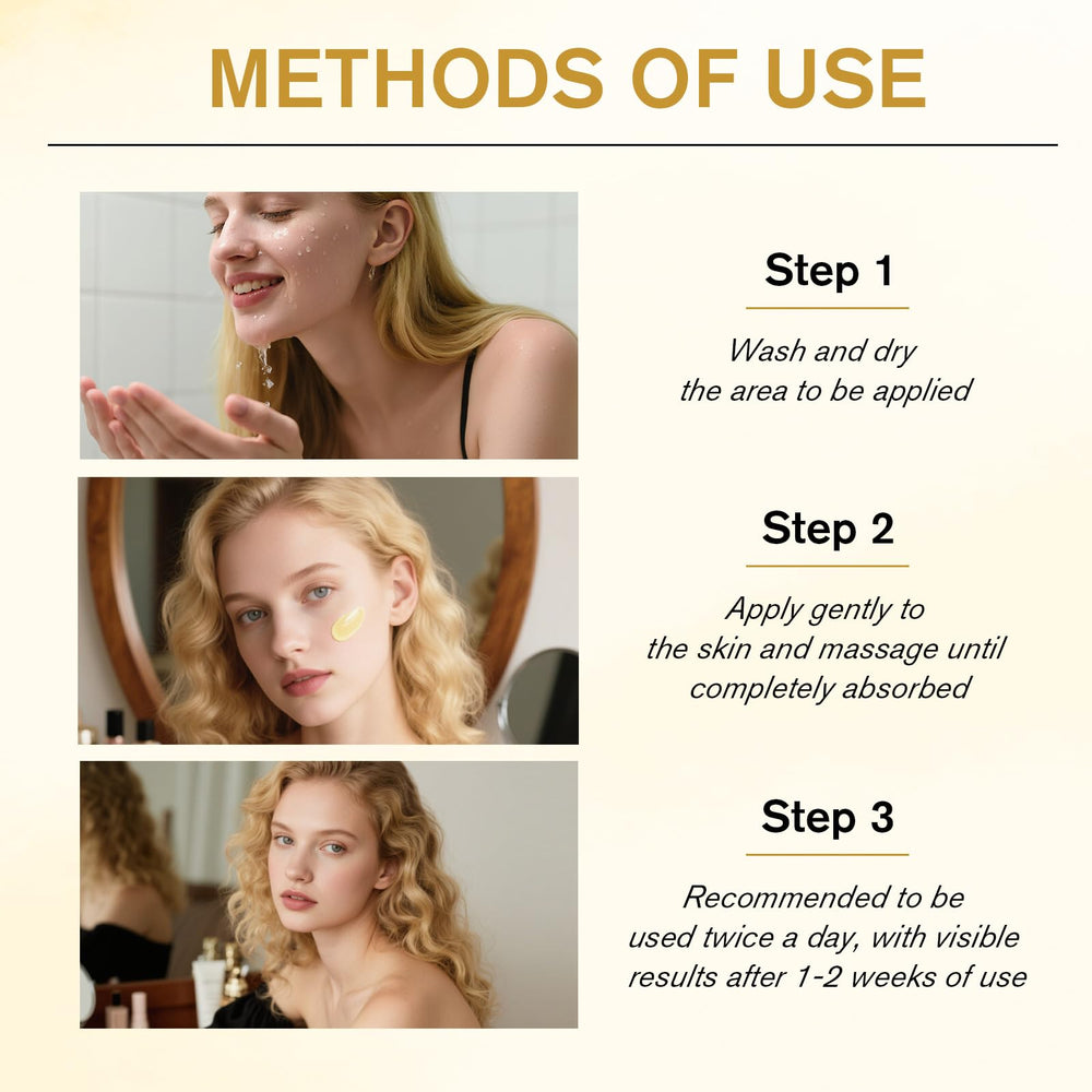 JISKG cream droplet absorbed into skin, illustrates non-greasy fast absorption