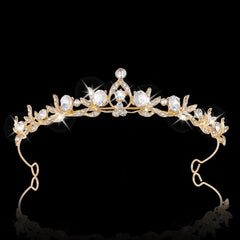 JITINX bride wearing tiara for a refined wedding look