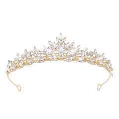 JITINX gold crown front view showing elegant regal silhouette