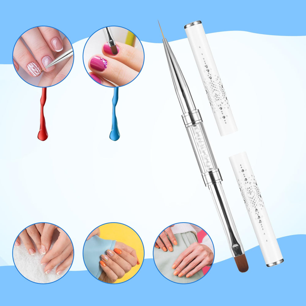 JJUNW brush applying builder gel demonstrating controlled placement and finish