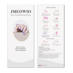 jmeowio cured nails with glossy shine demonstrating salon-quality finish