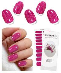 jmeowio front packaging showing glitter pink wraps and included tools