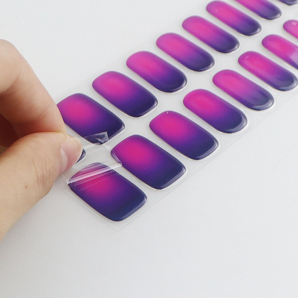 jmeowio nail strip beside ruler illustrating size options and fit benefit