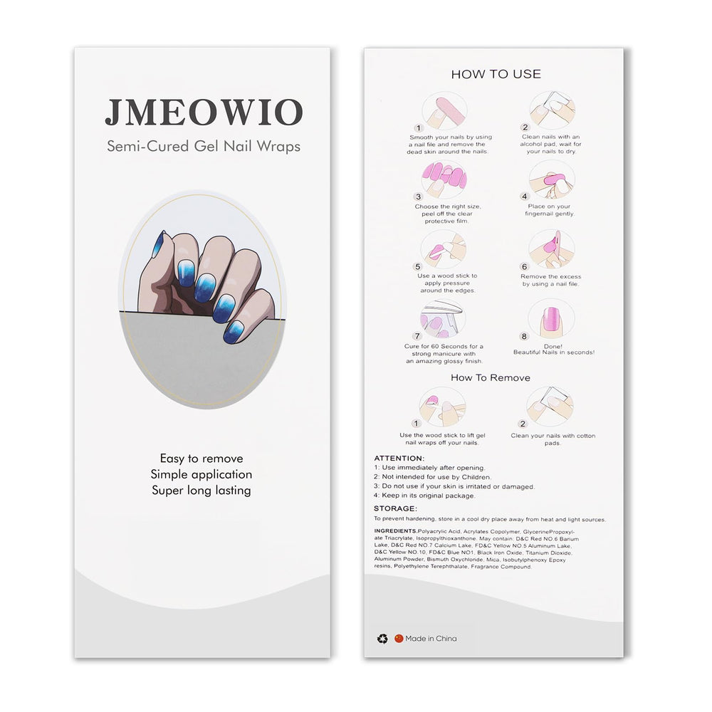 jmeowio assorted strip sizes laid out to show selection and customized fit benefit