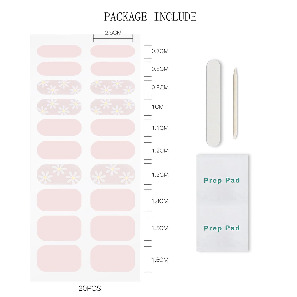 jmeowio multiple strip sizes lined up for scale, fits varied nail widths