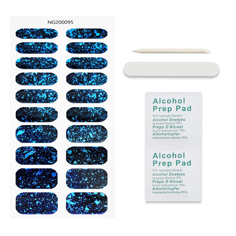 jmeowio laid-out 20 strips showing size range for better fit on nails